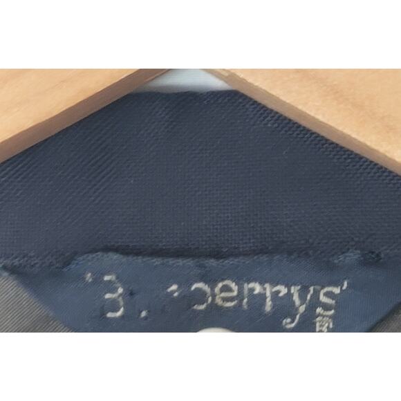 Burberry- Vintage Men's Navy blue double breasted blazer- See Measurements - Picture 4 of 11